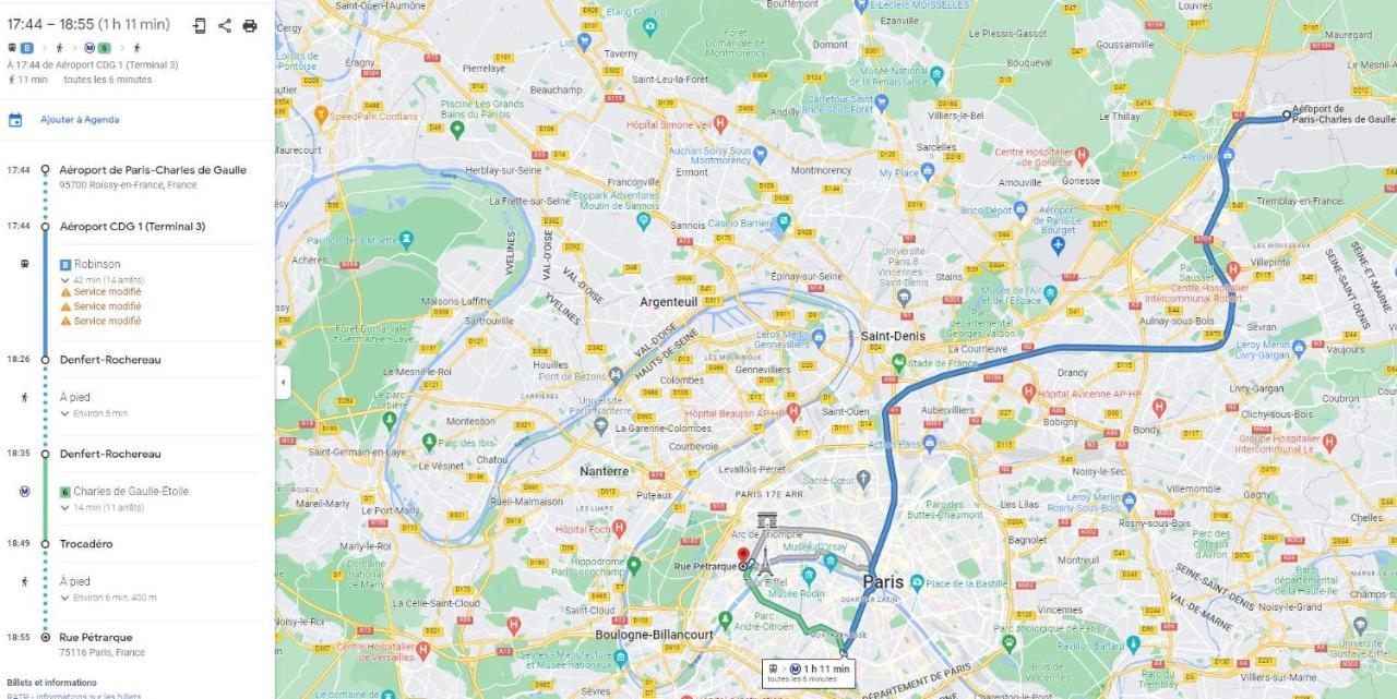 T2 Trocadero Tour Eiffel Apartment ปารีส ภายนอก รูปภาพ
