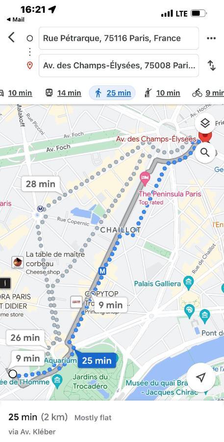 T2 Trocadero Tour Eiffel Apartment ปารีส ภายนอก รูปภาพ